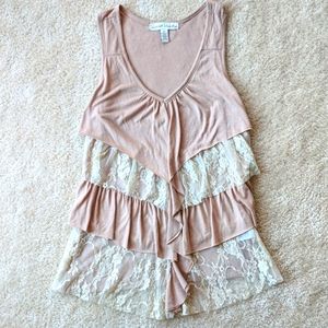 Lace Sleeveless Top